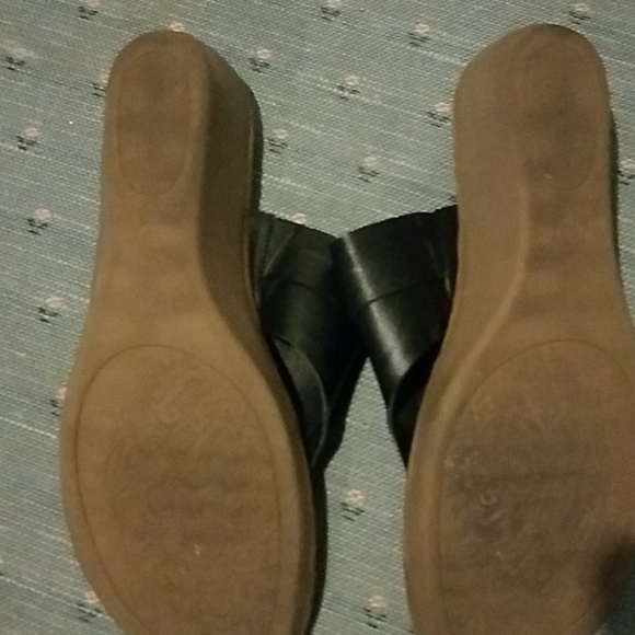 Black thong flip flop sandals - Picture 5 of 6